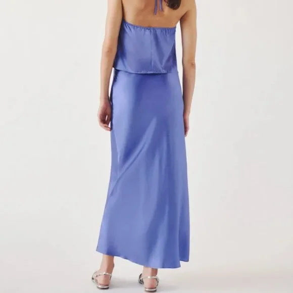 Reformation Beba Silk Two Piece + Jacaranda - Picture 3 of 8